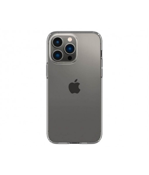 Husa iPhone 15 Pro, Premium, Spigen Liquid Crystal, Transparent